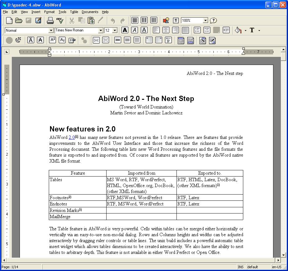 free word processing software for mac os x